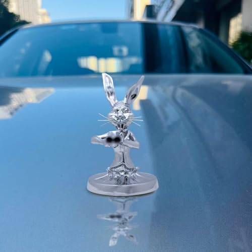 Adorno de conejo para capó de coche con acabado distintivo premium 7