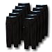 LULY YANG DSP Men's Performance Stretch Pants, XL (Pack of 10) Black