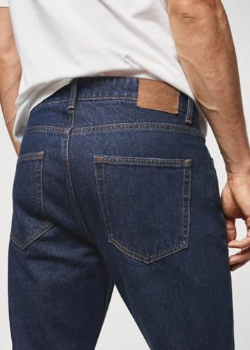 Image of KOTTY Men's Mid Rise Solid Straight Fit /Skinny Fit /Relaxed Fit Comfortable and Strechable Stylish Looking Jeans