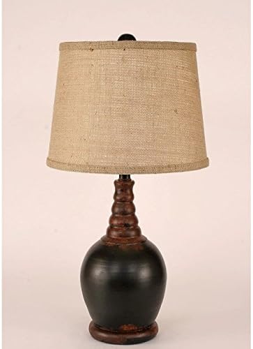 Coast Lamp Manufacturer 14-C5C Aged Black Bulbous Accent Lamp - 23.5 in.