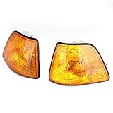 Topteng Signal Parking Lights Corner Lights Car, Corner Lights Parking Lamps Pair fits for BMW E36 3-Series 4DR Sedan/Hatchback 1992-1998