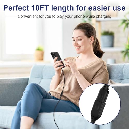 CIQILY USB Extension Cable,10FT Long USB A Male to Female Extender Cord High-Speed USB3.0 Data Transfer Cable for Keyboard/Webcam/Hard Drive/Gamepad/HP Printer/Camera/Phone/Hub/Mouse/Flash Drive