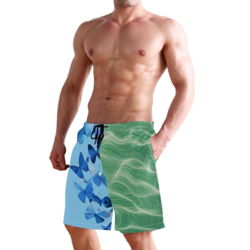 Short de plage extensible homme vert surf idéal pour les journées de glisse - 6