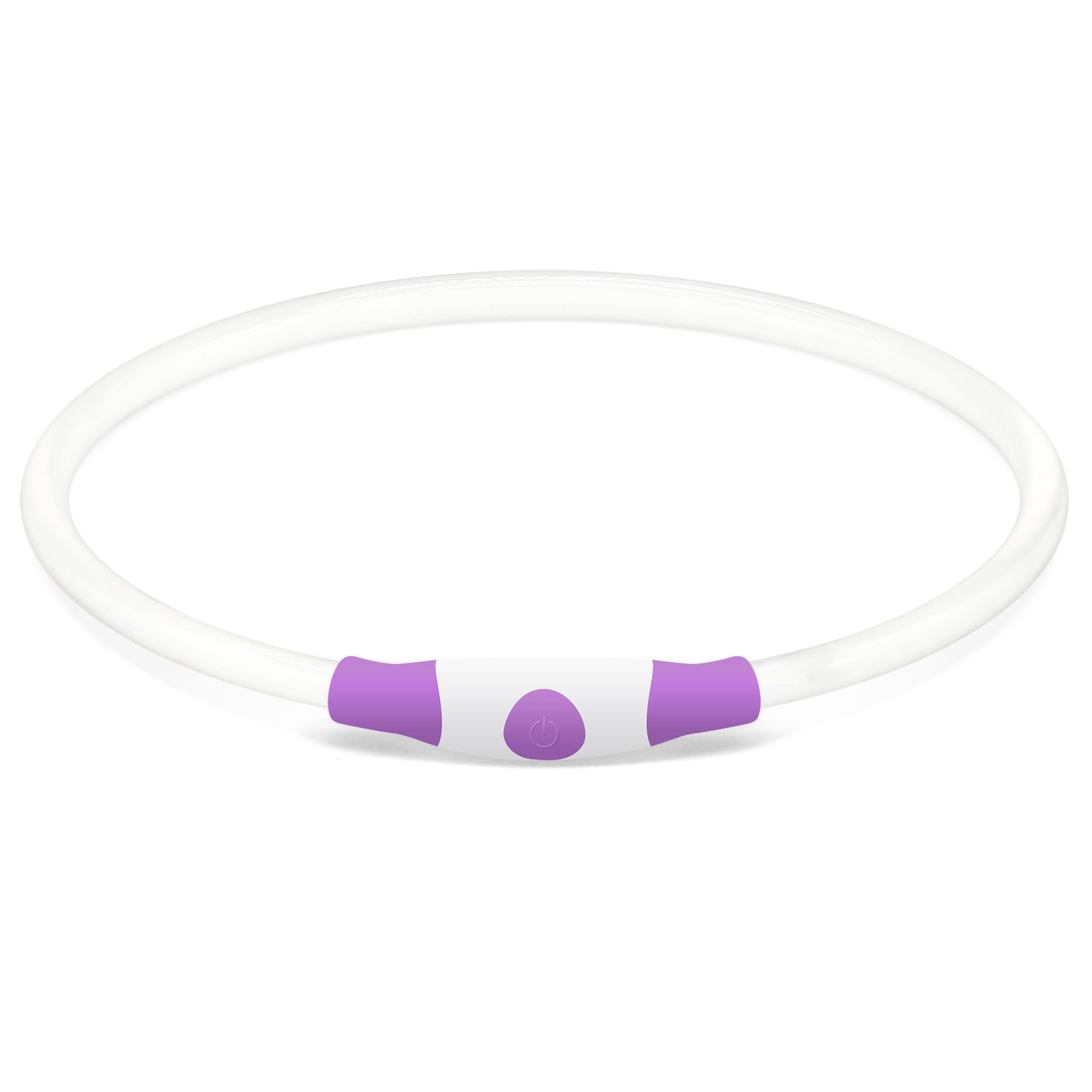 BSEEN - Collare luminoso per cani, ricaricabile tramite USB, con flash, collare di sicurezza per animali domestici, rende i tuoi amati cani visibili di notte per cani di taglia piccola, media e grande