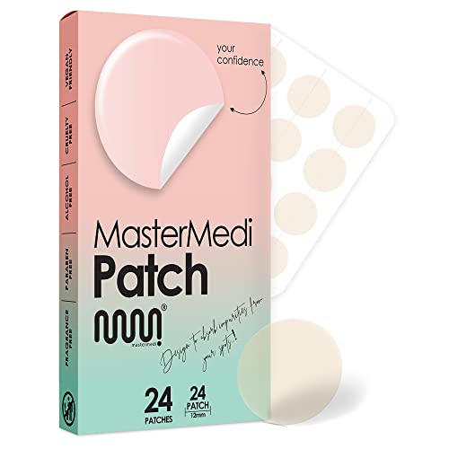Mastermedi Face And Oral Hygiene Kit : Tongue Scraper (4 Pack) And Acne Patches (24 Dots), Absorbing Hydrocolloid Pimple Patches For Face & Skin #TOP2