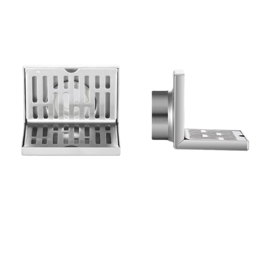 Odpływ łazienkowy, Zestaw odpływu prysznicowego 304 rząd boczny ze stali nierdzewnej w(12 * 1.7cm)
