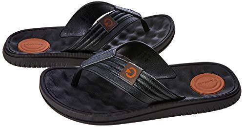 chinelo Cartago CARTAGO EGEU DEDO AD Masculino S: MARROM/G: PRETO 39
