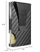 Hayvenhurst Wallet For Men - Reinvented Design Men's Wallet - Slim, Minimalistic & Seamless, Blocks RFID Scanners with a Money Clip (Carbon Fiber)