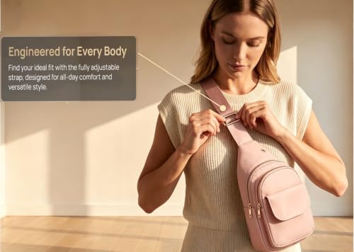 Image of YAZEKOUS Small Sling Bag Casual Crossbody Sling Backpack for Women Men, Trendy Cross Body Daypack Backpack