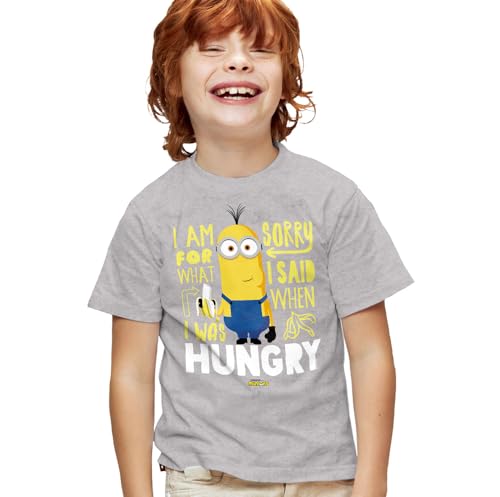 Popfunk Minions Kevin Hungry Kids T Shirt for Youth Toddler Boys and Girls