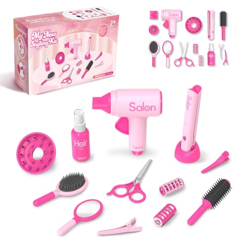 Vanity Makeup Set Pretend Hair Salon Toys Play Set for Girls Birthday Gifts 3-5 Years Old by Cosaway - Used condition - US$14.73