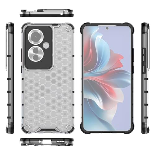 Image of Glasgow Back Case Cover Compatible with [ Oppo F25 Pro 5G ] (Stylish Design) - Transparent
