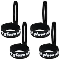 4 Stück Skihandschuhleine, Elastisches Skihandschuh Zubehör, Outdoor Snowboard Handschuh Handschuhleine, Anti-Verlust Handschuhleine für Skifahren (Schwarz)