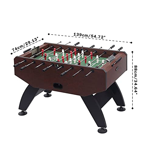 KHYTEBV 4,56 Fuß freistehender Fußballtisch, Indoor-Fußballspiel, Spaß im Familienspielzimmer für Kinder, Indoor-Fußballspiel für Kinder und Erwachsene – Bild 4
