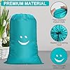 IHOMAGIC Sac à Linge Large Sacoche à Linge Pliable Sac De Rangement Lavable Avec Nylon Corde Léger Sac Portable Pour Vêtement Sale Couverture 100L Dans Chamber Hôtel Dortoir, Voyage, Orange
