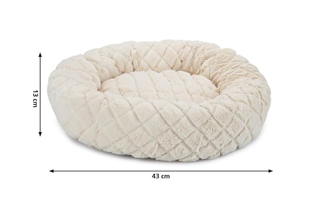 Foto 2 de 6 de Beeztees BZ PLU LIGM LEVISA K BGE 43X43X13 Cartera Levisa - Cesta para Gato - Felpa - Beige