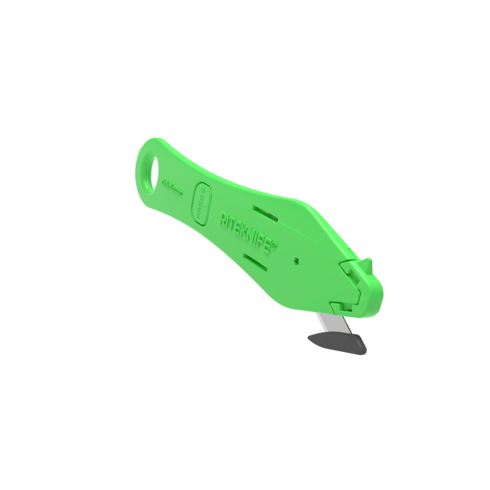 CB100 Box Cutter - Concealed Blade Safety Cutter With Flowthrough Technology | Ergonomic Ambidextrous Utility Knife