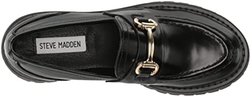 Steve Madden Women's Lando Loafer, Black, 6.5 | Image 4