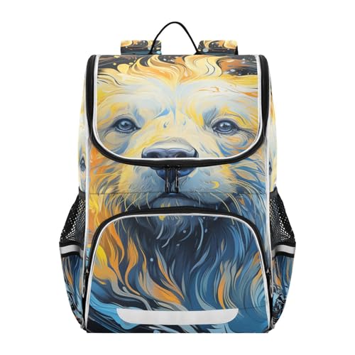 Mochila escolar reflectante con compartimento portátil para el cuidado infantil