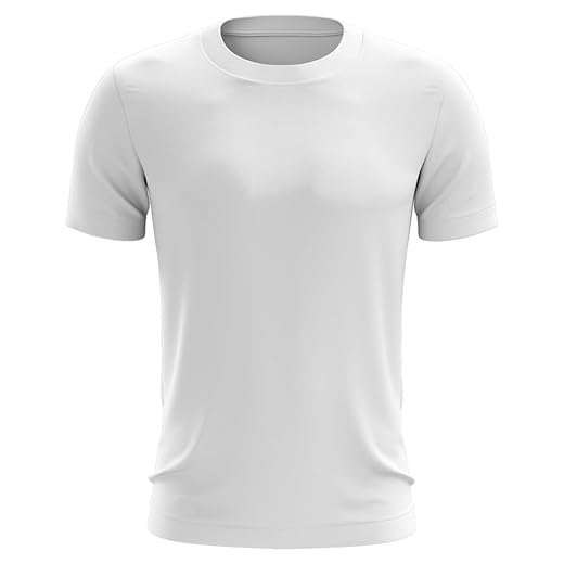Camiseta Masculina Manga Curta Dry Fit Básica Lisa Proteção Solar UV Térmica Blusa Academia