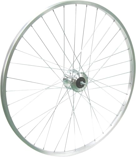 アサヒサイクル 自転車用 ホイール 前輪 ステンレスリム 24インチ 24x1-3/8 ハブダイナモ J1端子 TFUS4