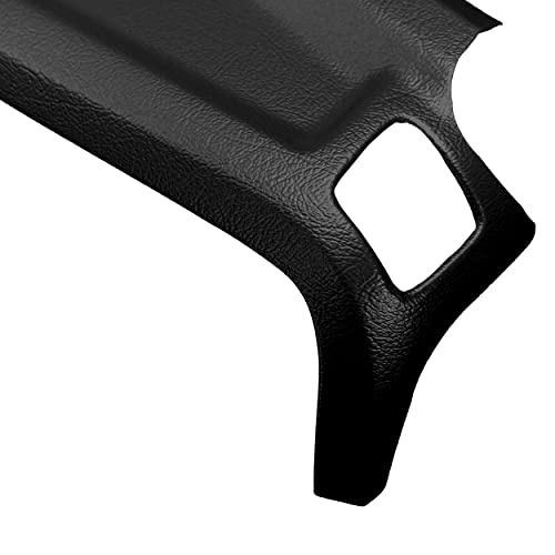 Dashskin American Made Half Dash Cover Compatible With 02-05 Dodge Ram In Black - Easy Cracked Dash Fix - Covers Main Dash Half Only #TOP5