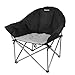 KingCamp Sofa Chair Oversize Padded Reclining Folding Heavy Duty Deluxe Portable Stable for Camping, Hiking, Carry Bag Included