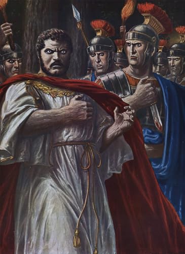 Affiche Toile La Mort de Caracalla pour Décoration Mural Salon et Bureau 60x90