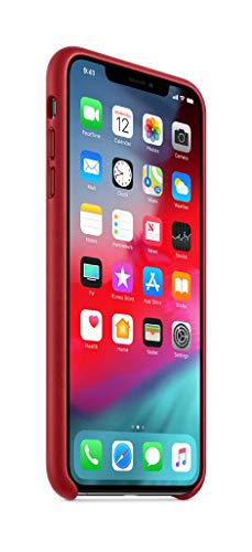 Image of Apple iPhone Xs Max Leather Case - (Product) RED