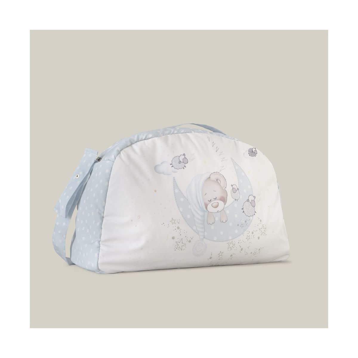 Interbaby Bolso maternal Bear Sleeping azul