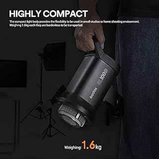 Godox SL100D Luce Video LED 100W 5600K CRI96 TLCI97 Studio Light, Uscita Continua, 8 Modalità FX, Bowens Mount, per Video Di Youtube Pubblicità e Scene Di Movimento Lento