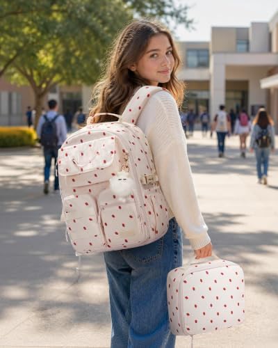 LOVEVOOK School Backpack for Girls Boys, Durable Girls Student Bookbag for Elementary and Teenagers, Casual Lightweight Kids School Bag - 2