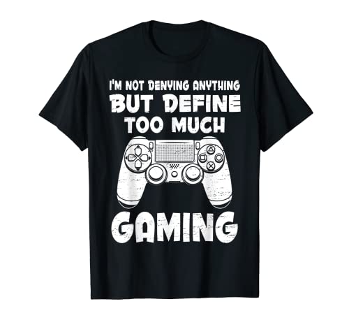 Divertidos Videojuegos Diseño De Juegos Gamer Chicos Adolescentes Hombres Camiseta