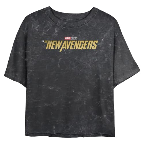Marvel Juniors Thunderbolts Official New Logo T-Shirt - Black - X Large