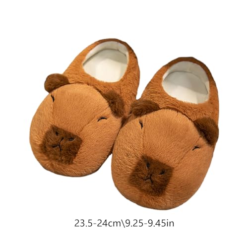 Capybara Animal Slippers - Plush Fuzzy Cute Non Slip Funny Slippers - Christmas Winter Bedroom Shoes - Gifts2