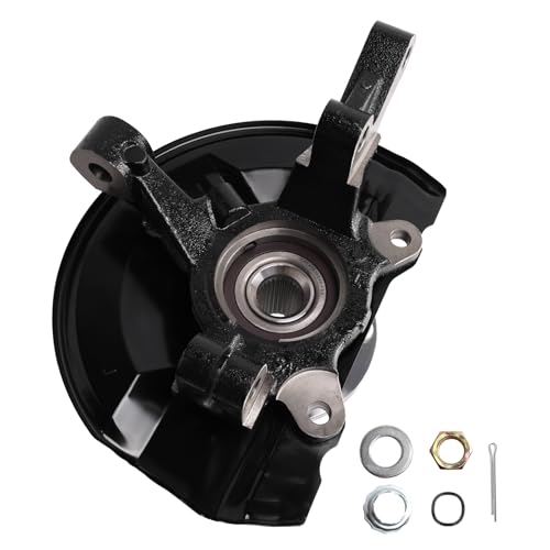 KJYDXYS Front Left Steering Knuckle & Wheel Bearing Hub kit Compatible with 2007-2012 Caliber & 2007-2017 Compass & 2007-2017 Patriot 2.0L 2.4L engine 4WD AWD FWD TransReplaces# 698-411 5085703AF