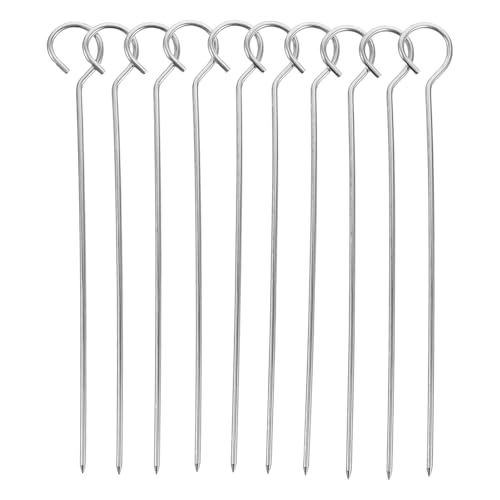 Alipis Agujas de Hierro para Centrar Mechas de Velas 15 CM Pack de 10 Unidades Herramienta para Fabricación Casera de Velas Punzón para Perforar Mechas y Enhebrar Cuerdas