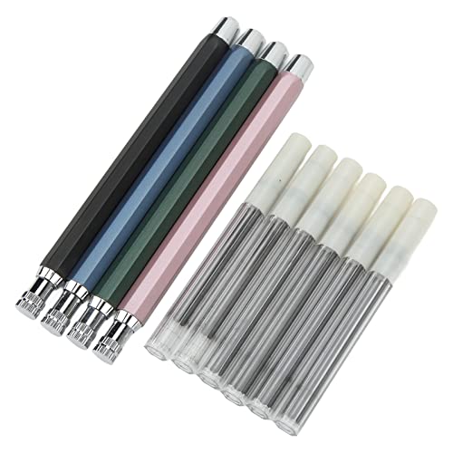 Agatige AGATIGE9ASR5E2XQM 10Pcs Mechanical Carpenter Pencil Kit, 6 X 0.47In Automatic Woodworking Mark Pencil Refill Carpenter Pencil With 6 Refills And Sharpener For School, Classroom thumb #7