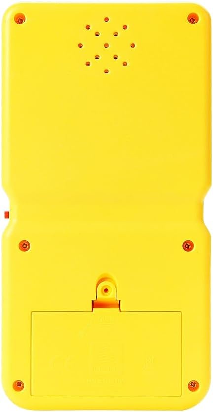 CZT New Block Game Console Green Backlight Large Screen More Convenient for Playing Games Classic Nostalgia Puzzle Built-in 999 in 1 Brick Game Children's Gift (Yellow)