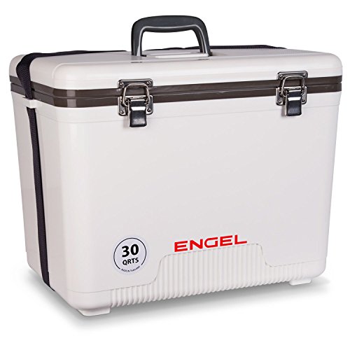 Engel Uc30 30Qt Leak-Proof, Air Tight, Drybox Cooler And Hard Shell Lunchbox For Men And Women In White #TOP3