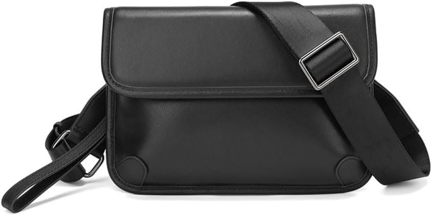 Plant Tanned Layer Cowhide Practical Chest Bag for Men's Crossbody Bag Commuting and Casual Men
