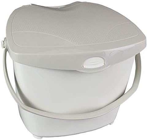 Redmon For Kids 8003 Sure-Close Kitchen Food Scrap Warm Gray Pail, Beige, Rectangular