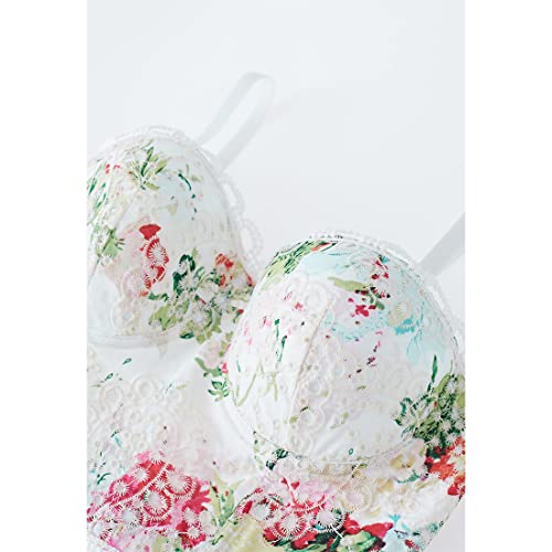 CHICWISH Women's Monet Garden Floral Embroidered Bustier Crop Top4