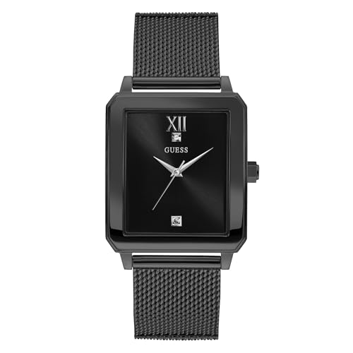 Image of GUESS Men's Stainless Steel Diamond Dial Watch