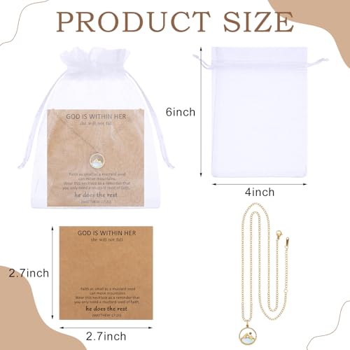 Mustard Seed Necklace for Women Christian Gifts Move Mountains Necklaces Jewelry Religious Faith Graduation Gift2