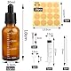 12 Stück Pipettenflasche 30ml Tropfflasche Brown Dropper Bottle Flasche Mit Pipette und Skala GlasfläSchchen Braunglas mit 5 Hilfsmitteln Für ätherische öL, ParfüMöLe, Aromatherapie,DüFte,FlüSsigkeit