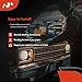 A-Premium Underdrive Pulley & Alternator Bracket & Power Steering Bracket Kit Compatible with 1979-1993 Ford Small Block 302 5.0L