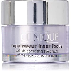 Clinique Repair Wear Laser Focus – Crema reparadora antiarrugas, contorno de ojos,15 ml