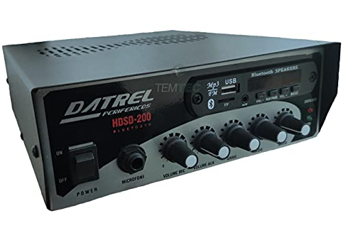 AMPLIFICADOR CAIXA DE SOM AMBIENTE 200W BLUET. PROFISSIONAL