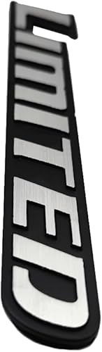 Miniatura 3 de Emblema de coche de metal de lujo limitado logotipo insignia premium Racing guardabarros lateral Sport Trasero Maletero Calcomanía (plata negro)